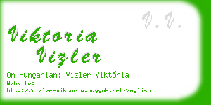 viktoria vizler business card